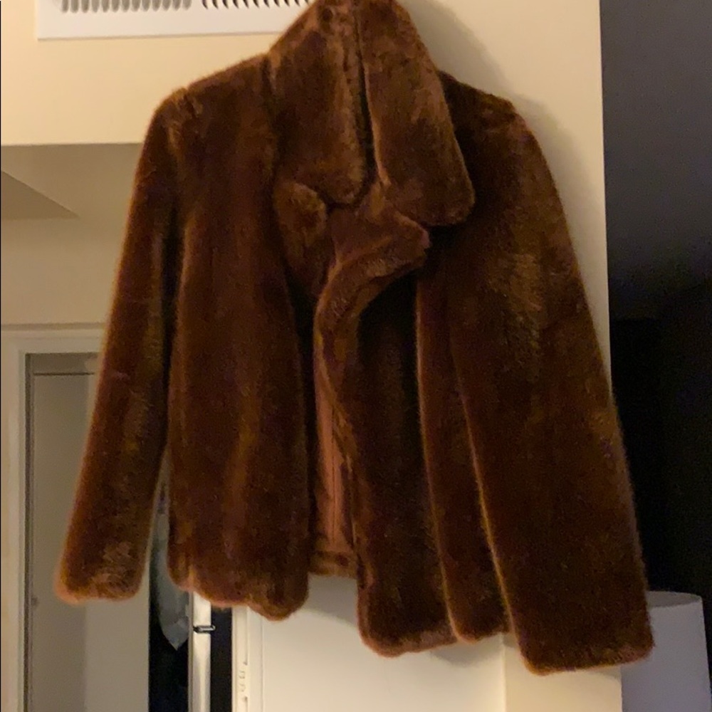Zara Faux Fur Coat